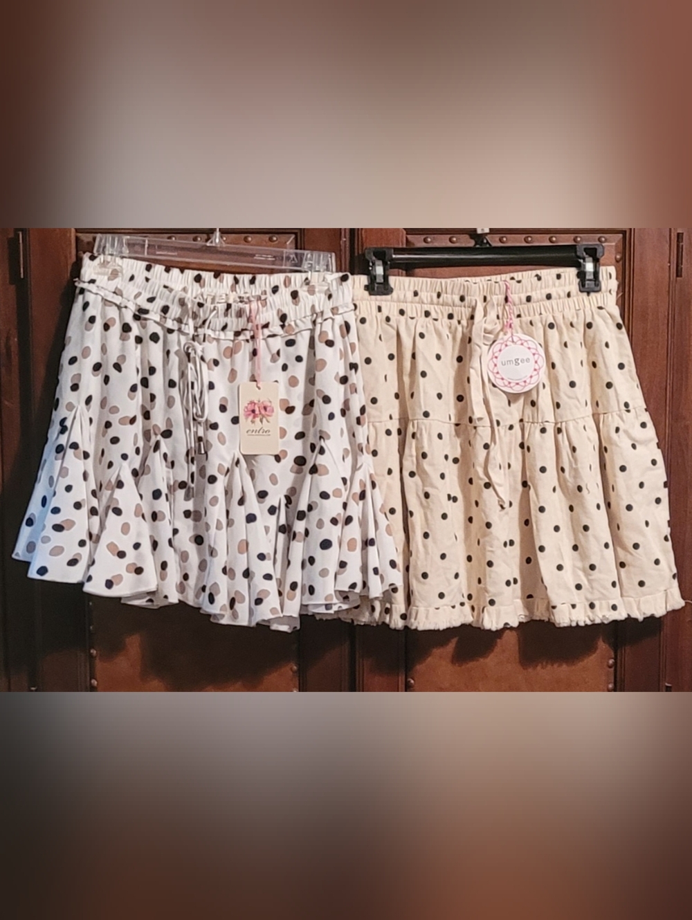 Bundle 2 NWT Entro Umgee Skirts M